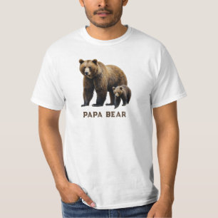 Camiseta *~* Oferta de Dia de os pais de Cubo de URSO PAPA 