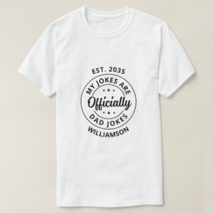 Camiseta Oferta de Dia de os pais do Pai Piada para novo pa