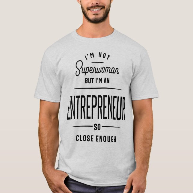Camiseta Oferta de emprego de profissão empresarial (Frente)