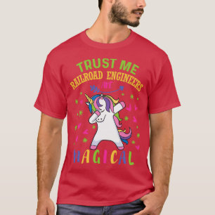 Camiseta Oferta de Engenheiro de Estrada de Ferro da Unicór