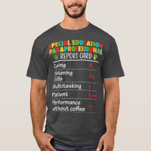 Camiseta Oferta de Ensino Especial Engraçado Paraprofissio