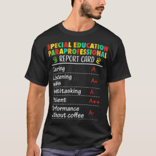Camiseta Oferta de Ensino Especial Engraçado Paraprofission