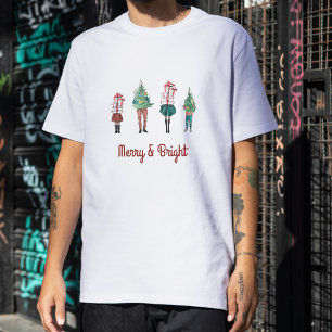Camiseta Oferta de Feriado de Cores d'Água da Família de na