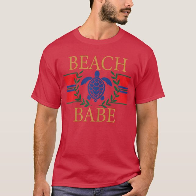 Camiseta Oferta de férias de verão costeiro de tartaruga-do (Frente)