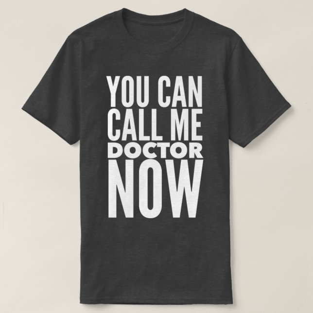 Camiseta Oferta De Formando De Med School Você Pode Me Cham (Frente do Design)