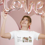 Camiseta Oferta de Foto e Família Romântica do Casal de Col<br><div class="desc">Oferta de Foto e Família Romântica do Casal de Colagem</div>
