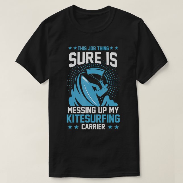 Camiseta Oferta de Kitesurf Surfer (Frente do Design)