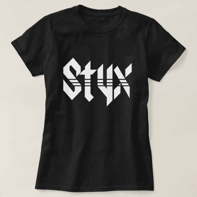 Camiseta Oferta De Música Do Styx Banda Tribute Design (Frente do Design)