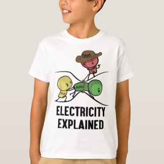 Camiseta Oferta de Nerd de Física Explicada para Eletricida