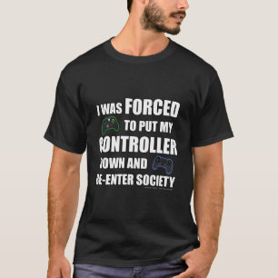 Camiseta Oferta De Novidade Engraçado Para Geeks De Jogador
