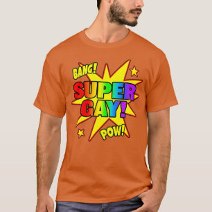 Camiseta Oferta de Orgulho gay LGB super potente e super Ga