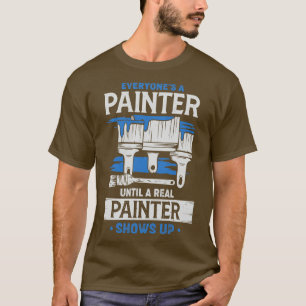Camiseta Oferta de profissão de pintor comercial