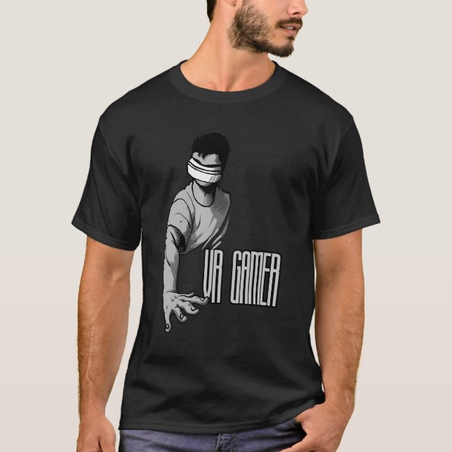 Camiseta Oferta De Realidade Virtual Vr Do Gamer Vr (Frente)