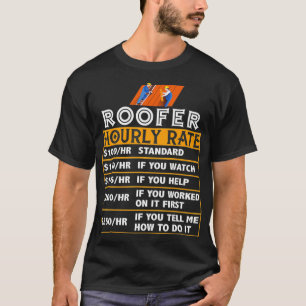 Camiseta Oferta de Trabalho de Taxa Horária Correspondente