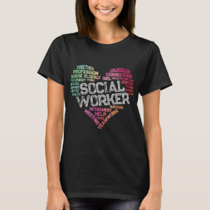 Camiseta Oferta de Trabalho Social de Palavra de Trabalho e
