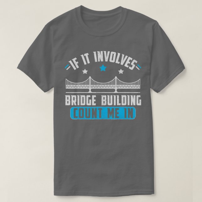 Camiseta Oferta do Construtor de Ponte do Modelo (Frente do Design)