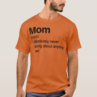 Camiseta Oferta do Dia de as mães Mães Noun Dictionary Mães
