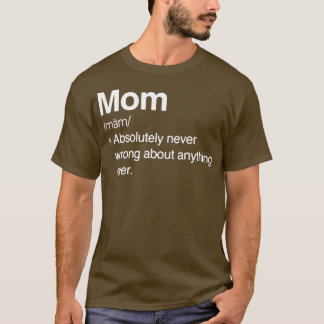 Camiseta Oferta do Dia de as mães Mães Noun Dictionary Mães