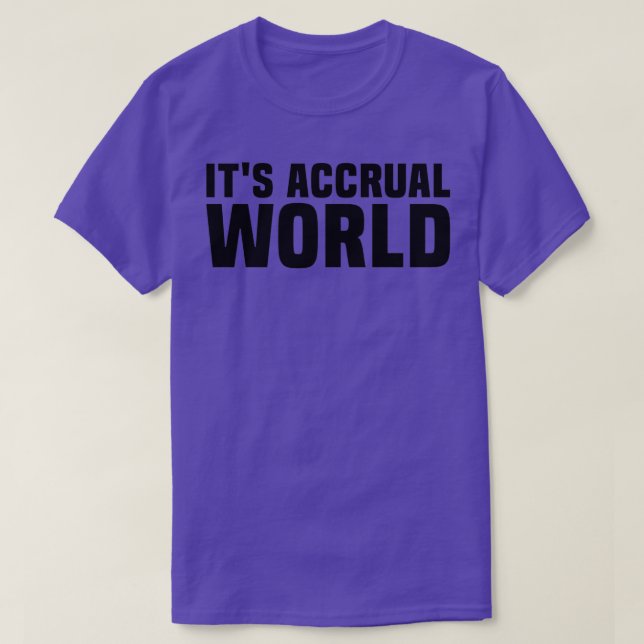 Camiseta Oferta do Itx27s Accrual World Nice (Frente do Design)