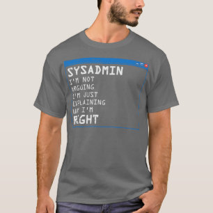 Camiseta Oferta engraçada de Administração de TI para PC Sy