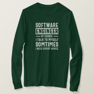 Camiseta Oferta engraçada de Engenheiro de software de prog