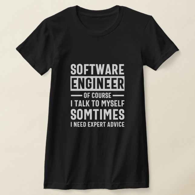 Camiseta Oferta engraçada de Engenheiro de software de prog (Postura )