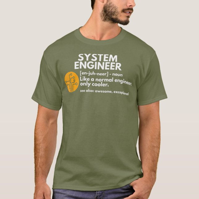 Camiseta Oferta engraçada de software de definição de Engen (Frente)