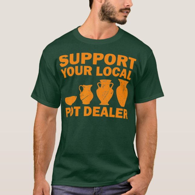Camiseta Oferta Engraçado Para Potes De Artesanato Legal (Frente)