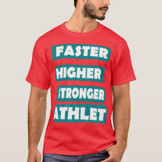 Camiseta Oferta Forte de Mais alto Rápido Athlete Sport