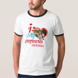 Camiseta Oferta personalizada de fotos: "Eu amo minha Namor