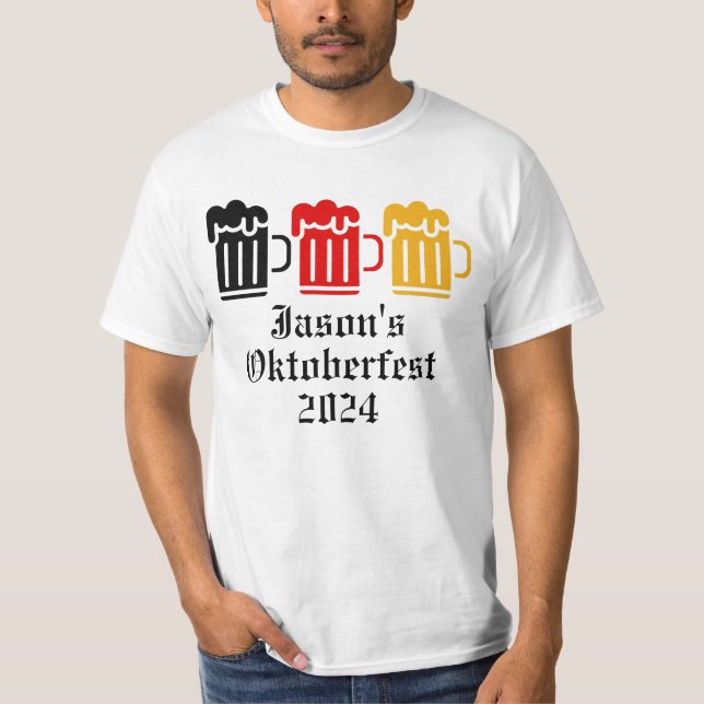 Camiseta Oferta Personalizada do Oktoberfest (Frente)