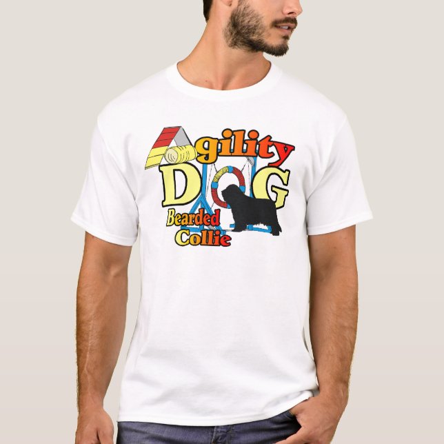 Camiseta Ofertas de Agilidade Collie (Frente)