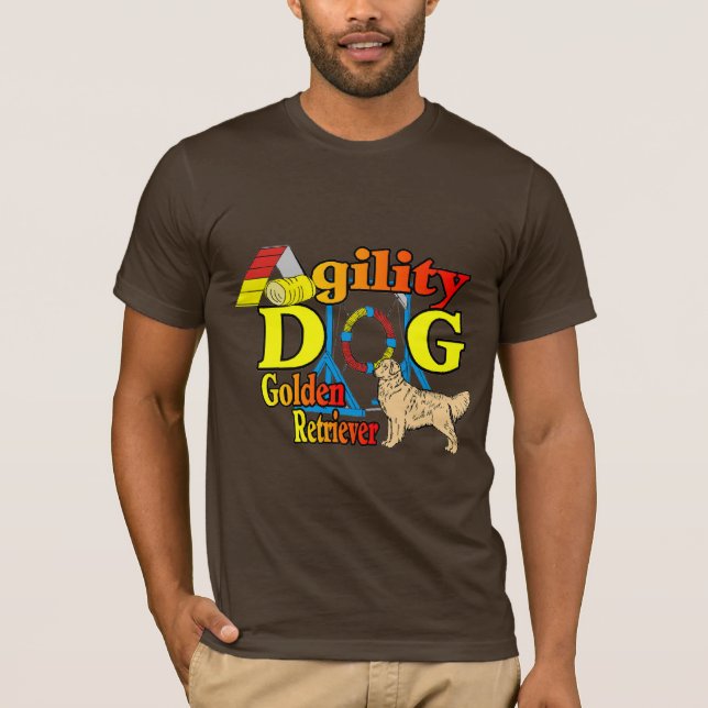 Camiseta Ofertas de agilidade do ouro Retriever (Frente)