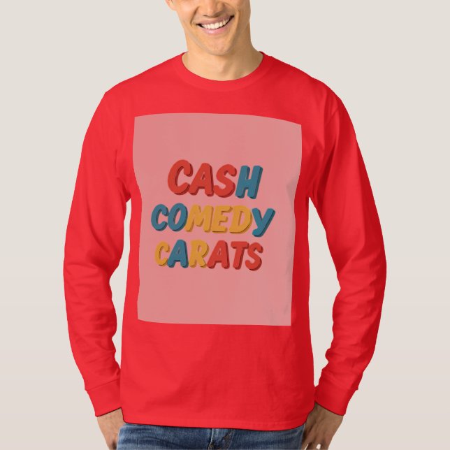 Camiseta "Ofertas de Comédia." (Frente)
