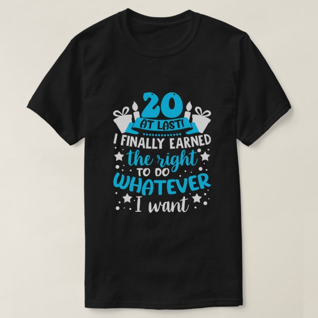Camiseta Ofertas de cotações de 20 para mães de 20 anos (Frente do Design)
