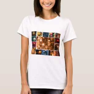 Camiseta Ofertas de Destino da Árvore de Férias de enfeites