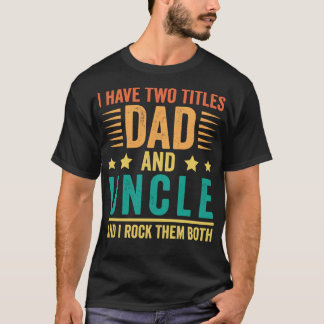 Camiseta Ofertas De Dia de os pais Engraçadas Tenho Dois Tí