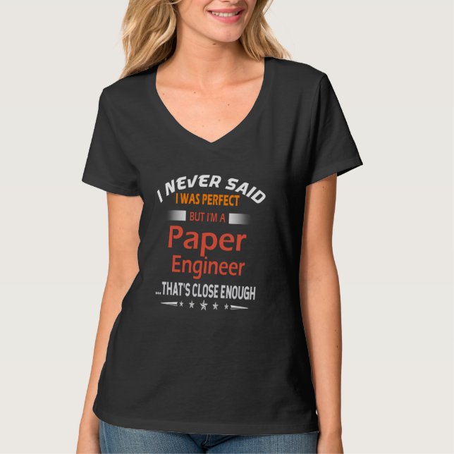 Camiseta Ofertas de Engenheiro de Papel Engraçado para a pr (Frente)