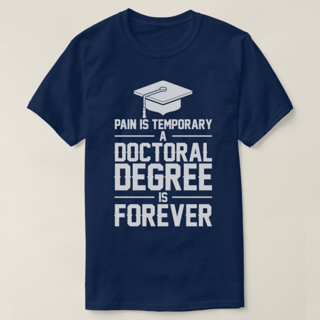 Camiseta Ofertas de Formando para doutorado para graduação  (Frente do Design)