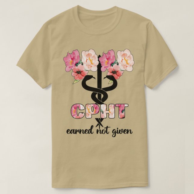 Camiseta Ofertas do Técnico de Farmácia Certificada de CPhT (Frente do Design)