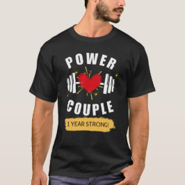 Camiseta Ofertas personalizadas de aniversário - Casal pers