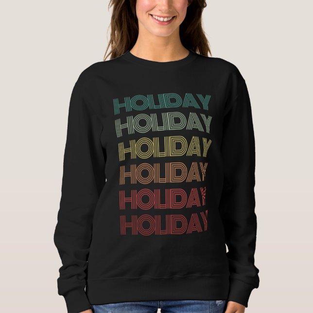 Camiseta Off Duty Word HOLIDAY Vacation Summer Spring Break (Frente)