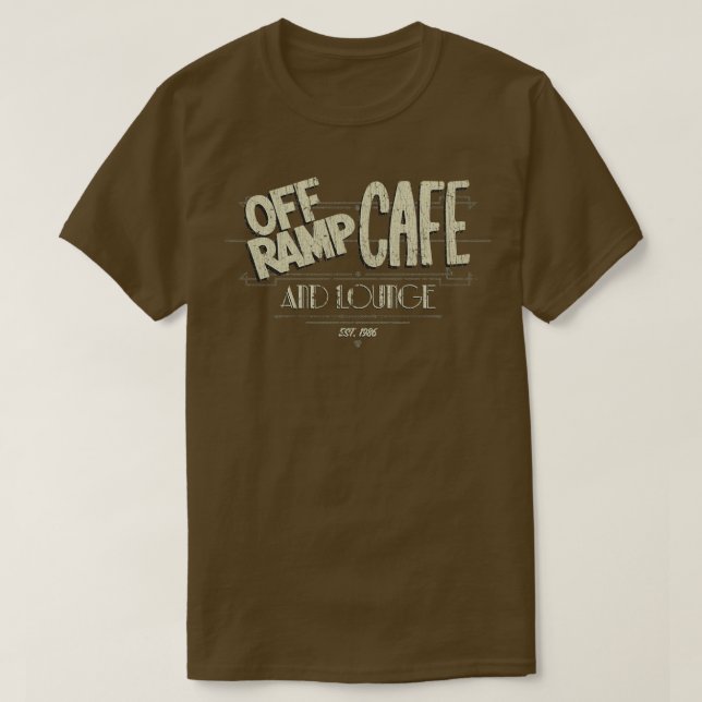 Camiseta Off Ramp Cafe Seattle  (Frente do Design)