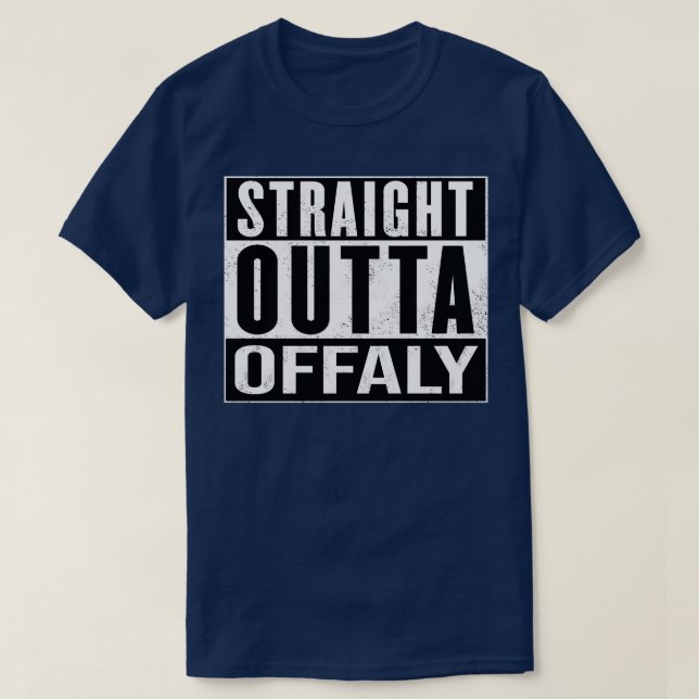 Camiseta Offaly Ireland Hetero Outta Offaly (Frente do Design)