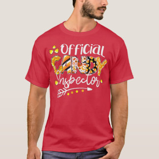 Camiseta Offical Candy Inspector Candy Corn Kids Halloween 