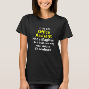 Camiseta Office Assistant Cargo Gerente de Carreira Gabinet
