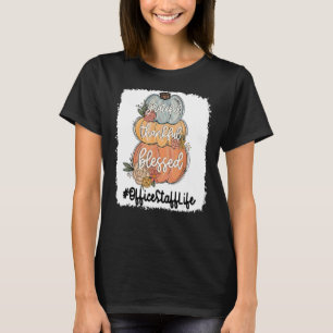 Camiseta Office estafflife Grateful Graças Abençoado Um Que