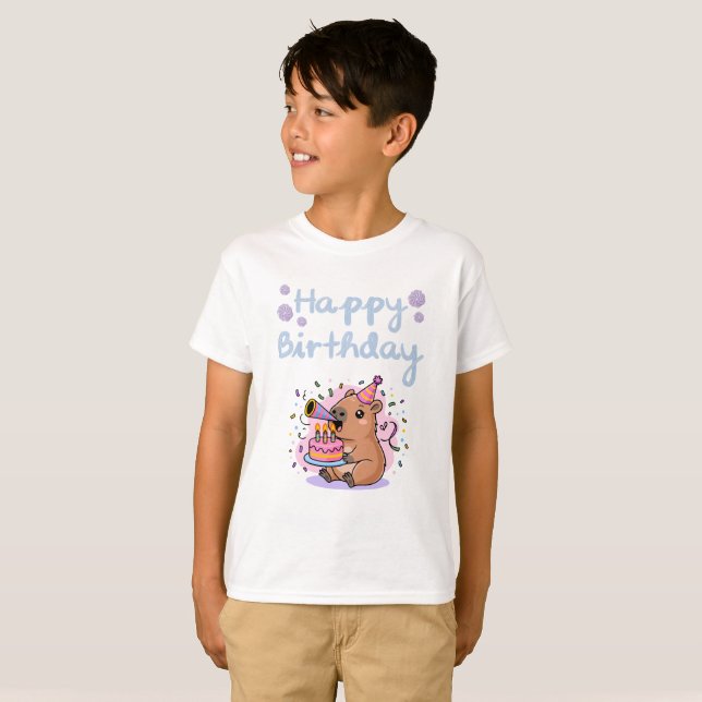 Camiseta Official Birthday Mode On (Frente Completa)