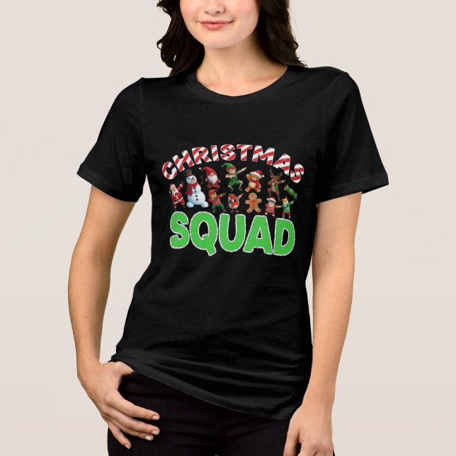 Camiseta Official Christmas Squad Member | Funny Festive Ty (Frente)