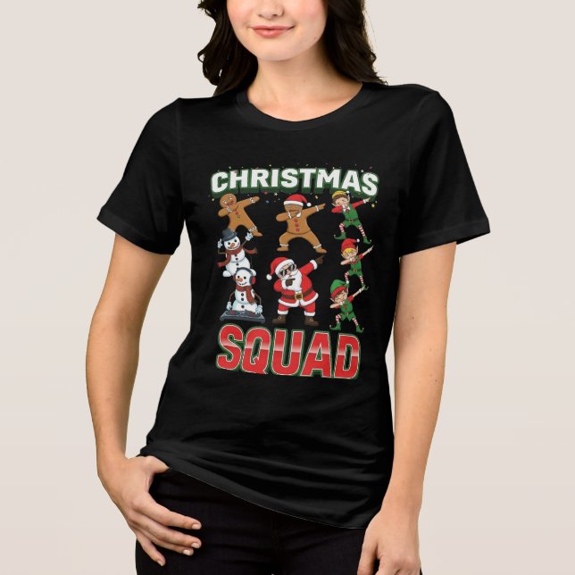 Camiseta Official Christmas Squad Member | Funny Festive Ty (Frente)